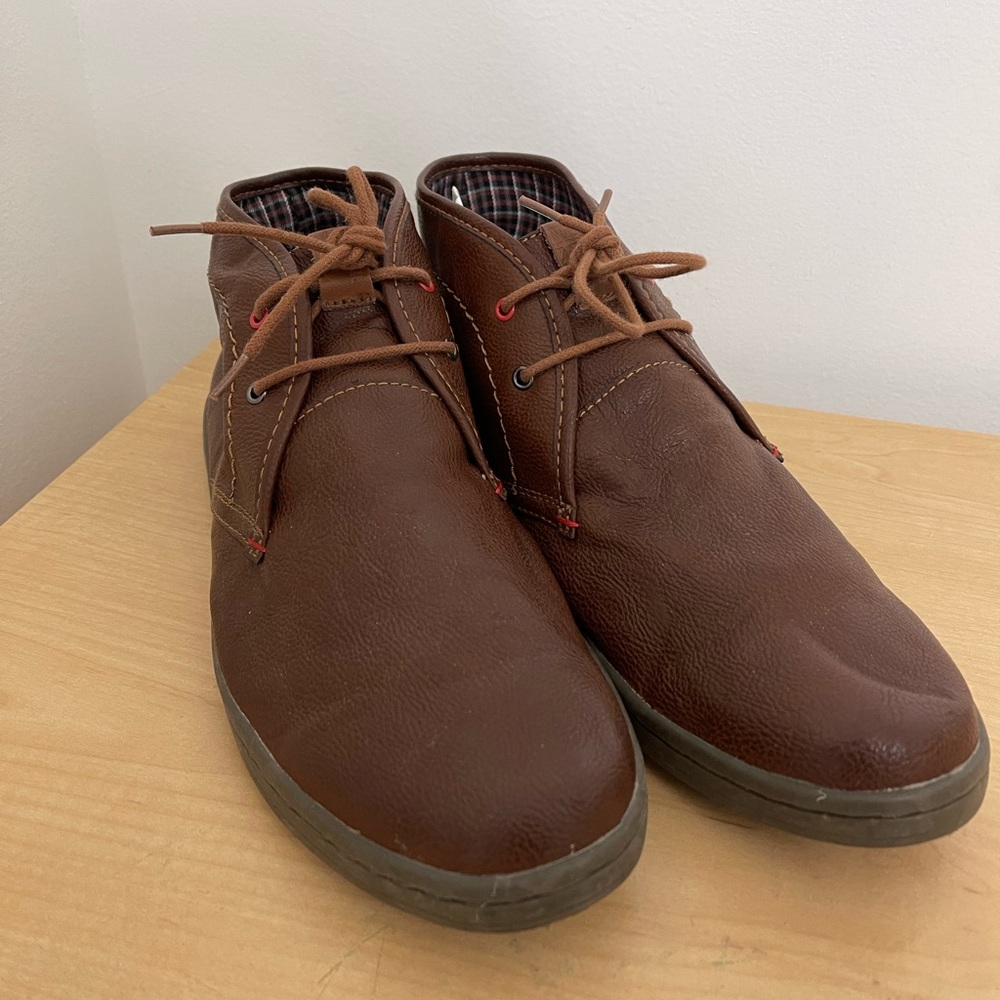 Lightly Used  Sherman Brown Boots Men’s Size 10